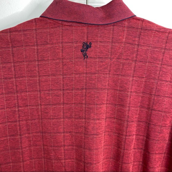 Vintage Ashworth Red Collar Golf Polo Shirt in size L large - Picture 10 of 14